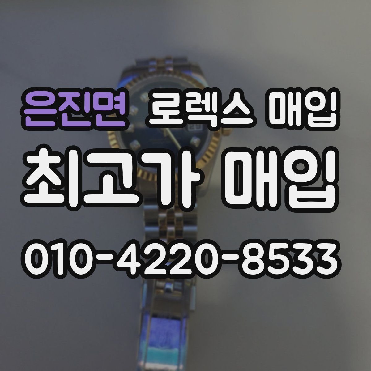 은진면 로렉스 매입