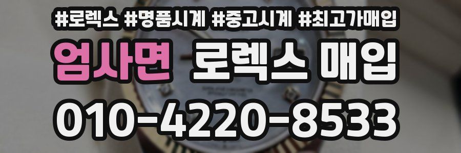 엄사면 로렉스 매입