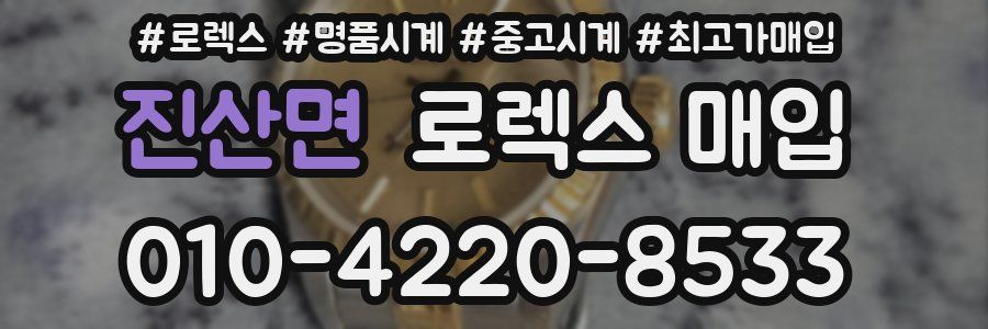 진산면 로렉스 매입