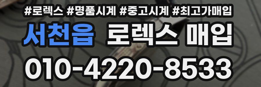 서천읍 로렉스 매입