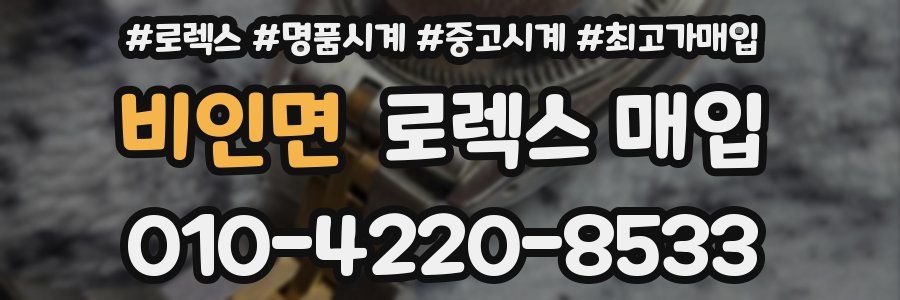 비인면 로렉스 매입