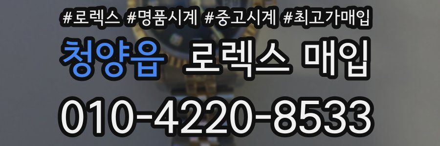 청양읍 로렉스 매입