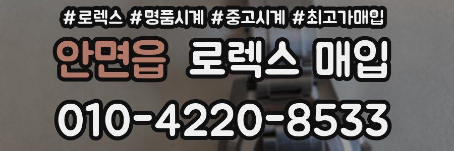 안면읍 로렉스 매입