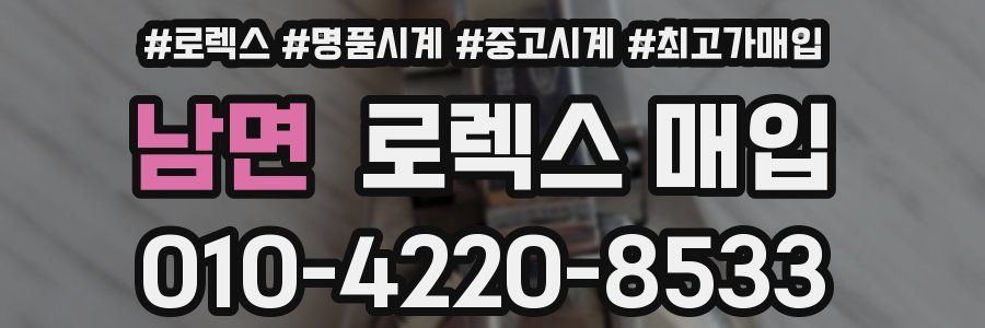 남면 로렉스 매입