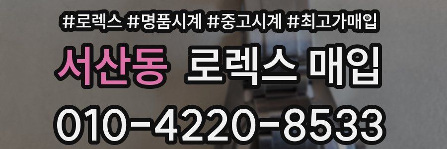 서산동 로렉스 매입