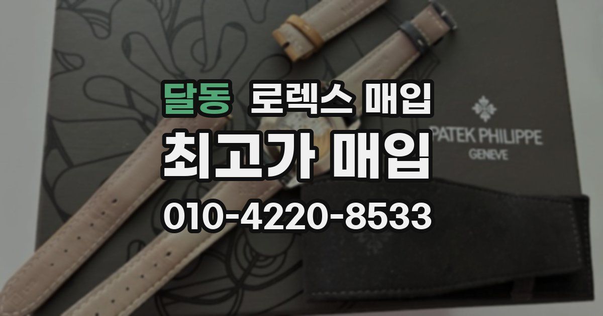 달동 로렉스 매입