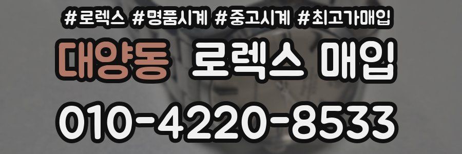 대양동 로렉스 매입