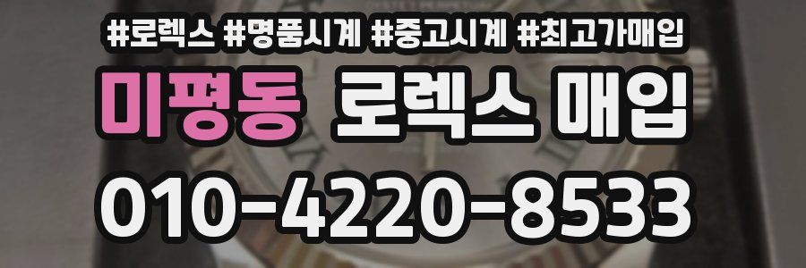 미평동 로렉스 매입