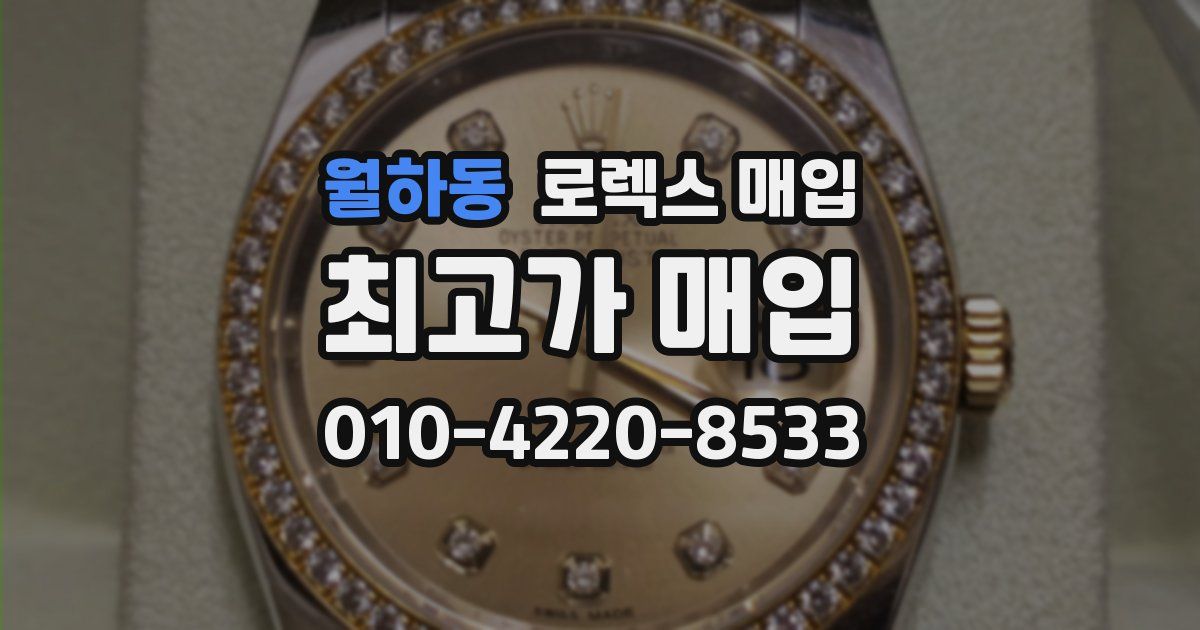 월하동 로렉스 매입