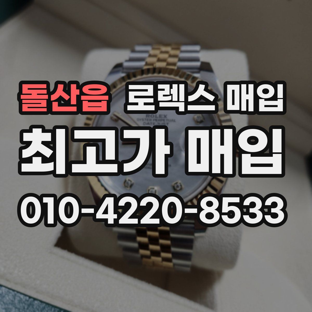 돌산읍 로렉스 매입