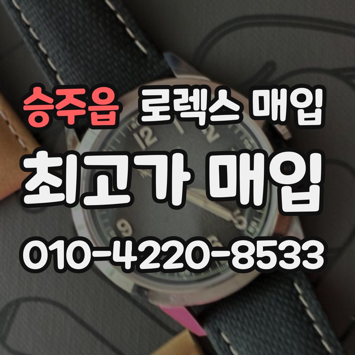 승주읍 로렉스 매입