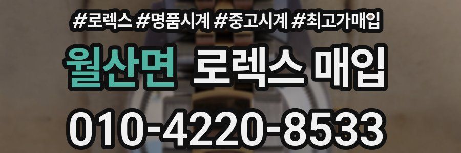 월산면 로렉스 매입