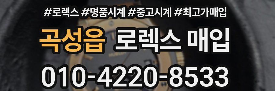 곡성읍 로렉스 매입