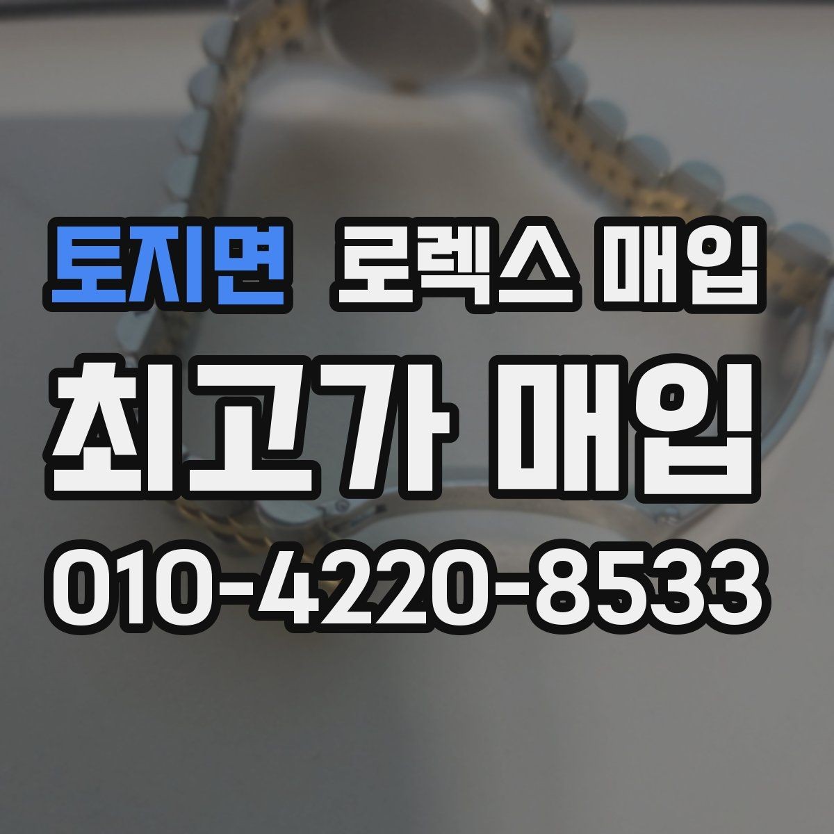 토지면 로렉스 매입 서비스 센터 기록이 있으면 유리할까