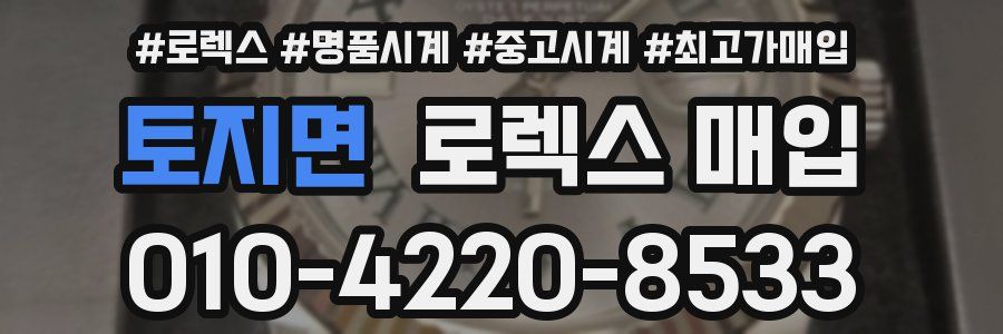토지면 로렉스 매입