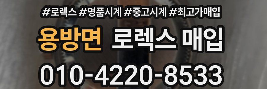 용방면 로렉스 매입