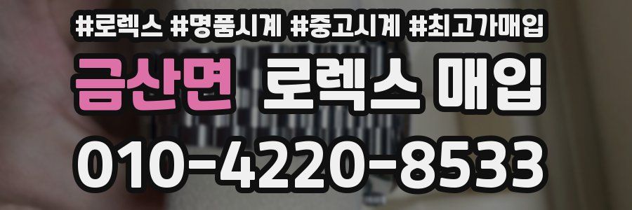 금산면 로렉스 매입