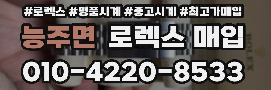 능주면 로렉스 매입