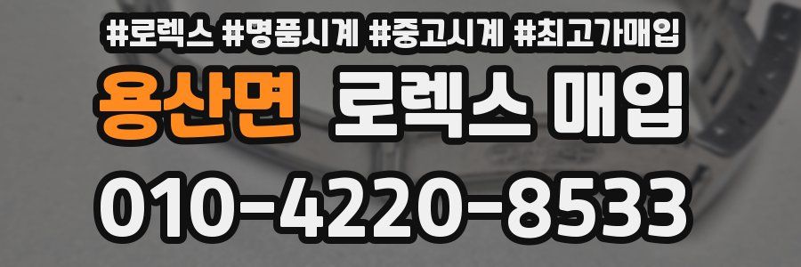 용산면 로렉스 매입