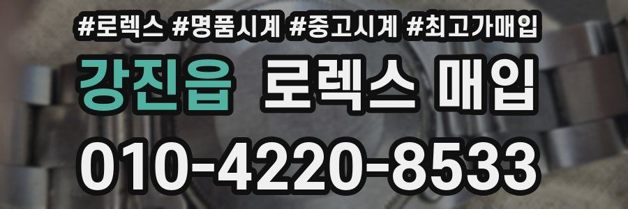 강진읍 로렉스 매입