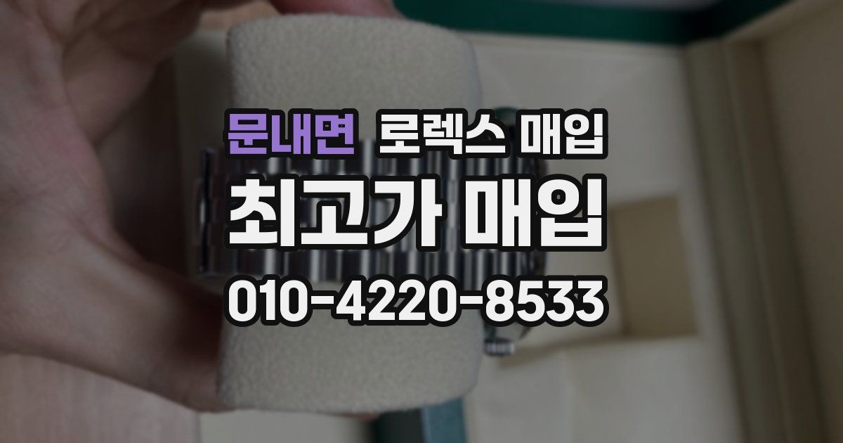문내면 로렉스 매입