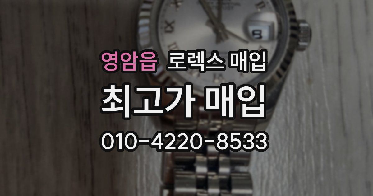 영암읍 로렉스 매입