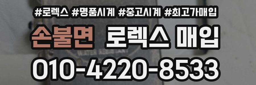 손불면 로렉스 매입