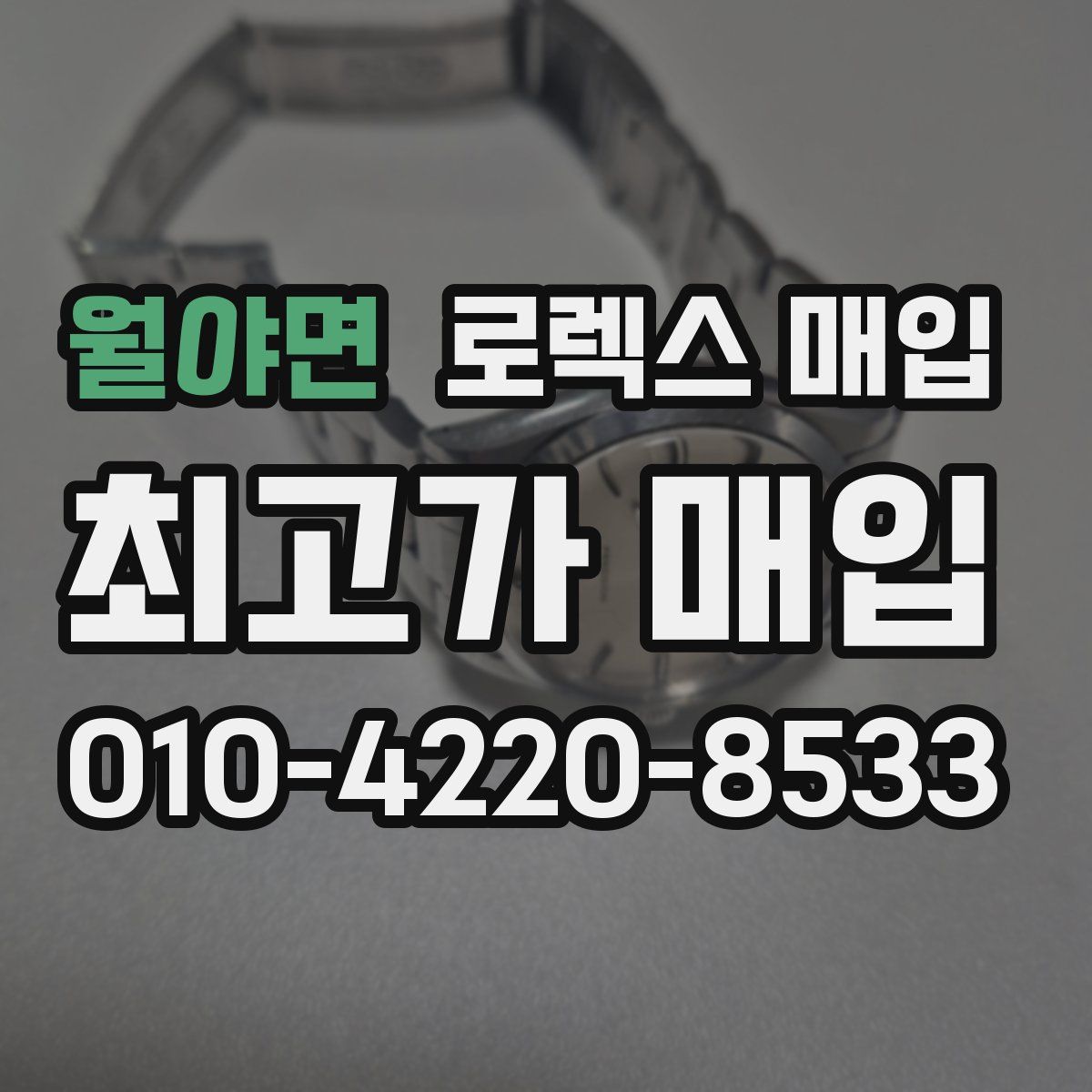 월야면 로렉스 매입
