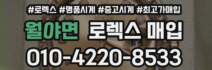 월야면 로렉스 매입