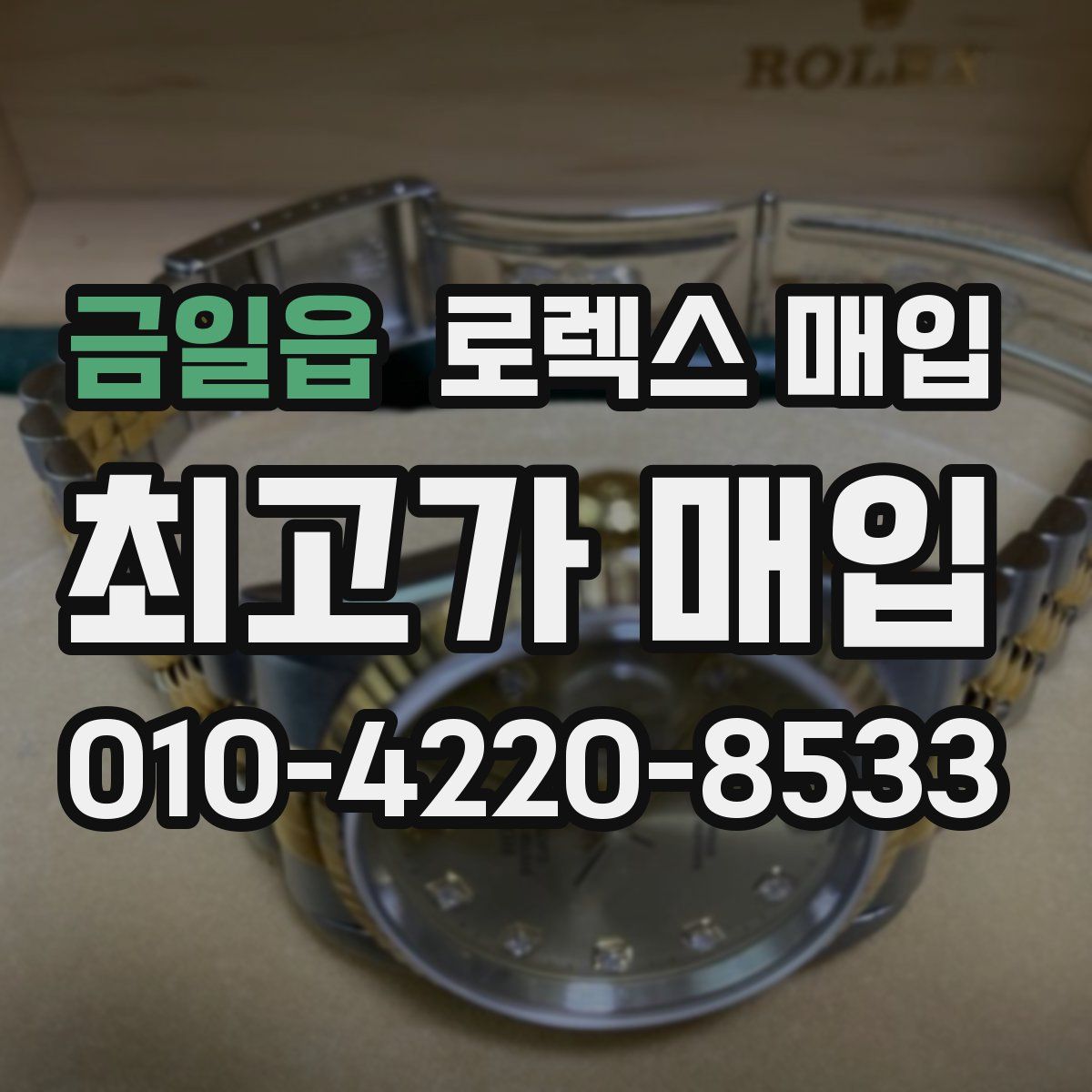 금일읍 로렉스 매입