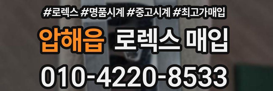 압해읍 로렉스 매입