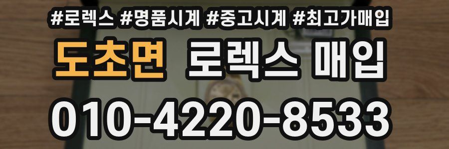 도초면 로렉스 매입