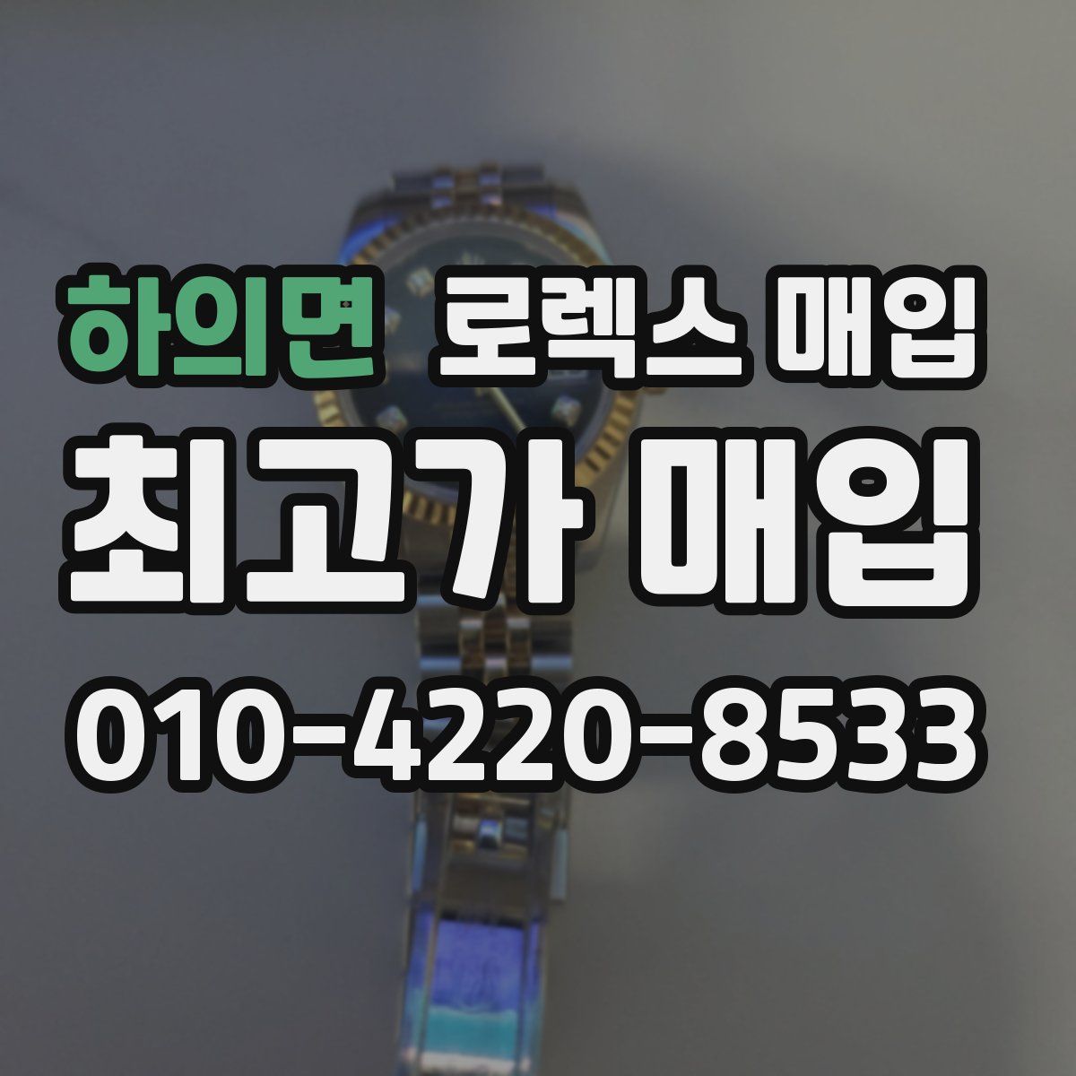 하의면 로렉스 매입