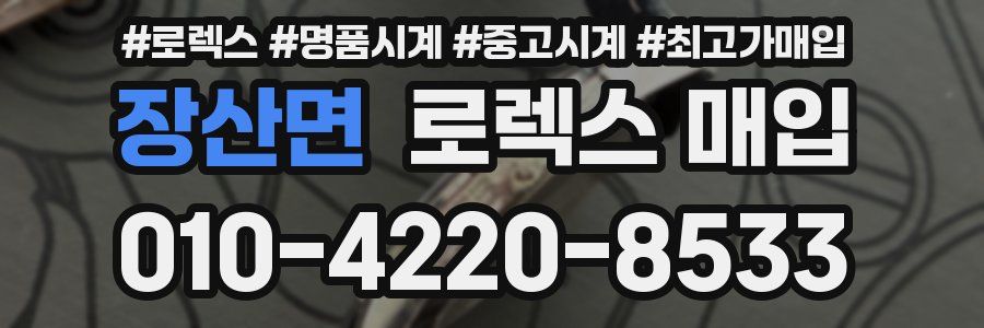 장산면 로렉스 매입