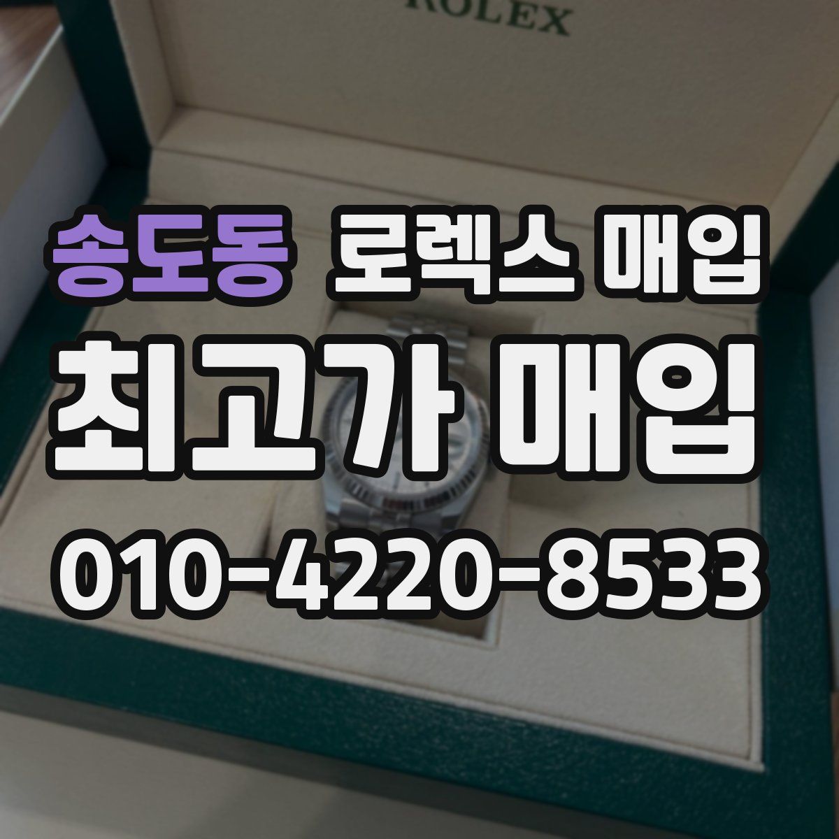 송도동 로렉스 매입