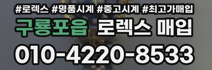 구룡포읍 로렉스 매입