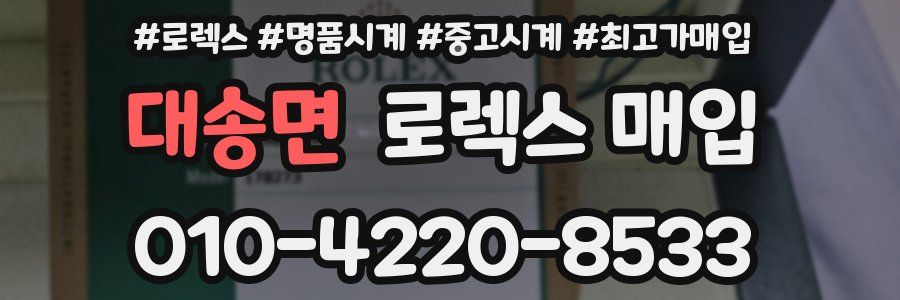 대송면 로렉스 매입
