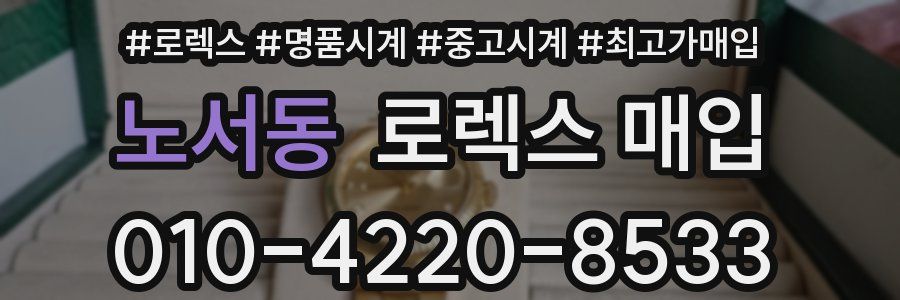 노서동 로렉스 매입