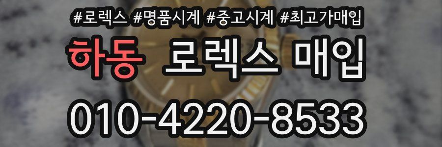 하동 로렉스 매입