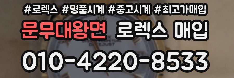 문무대왕면 로렉스 매입