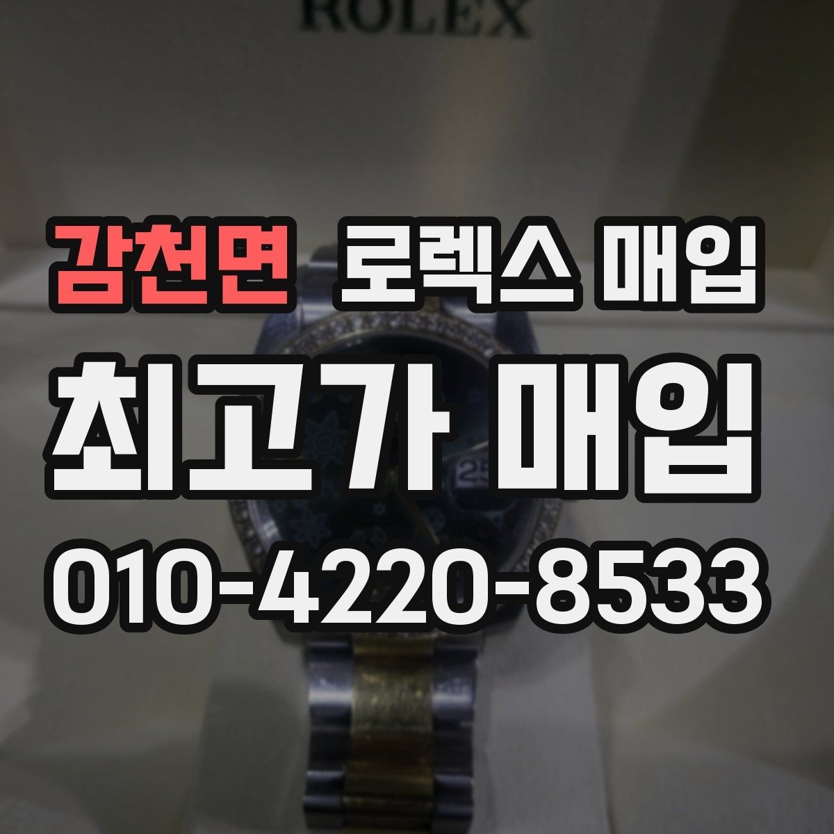 감천면 로렉스 매입 다이얼 옵션이 시세를 가르는 이유