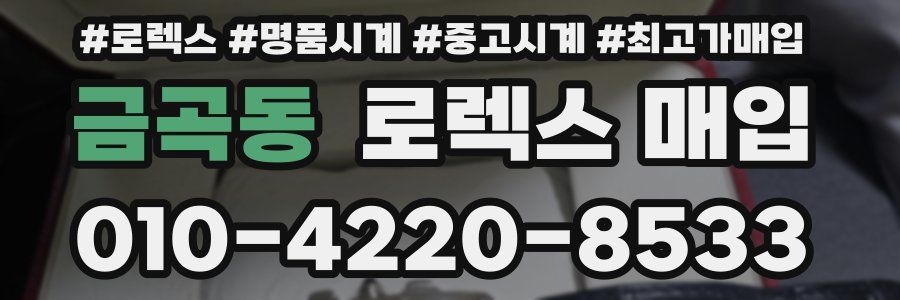 금곡동 로렉스 매입