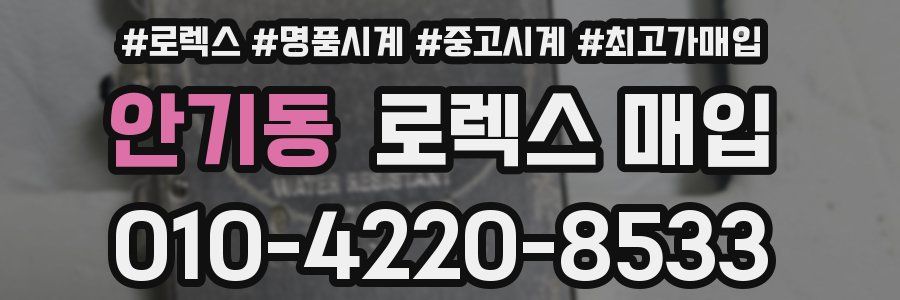 안기동 로렉스 매입