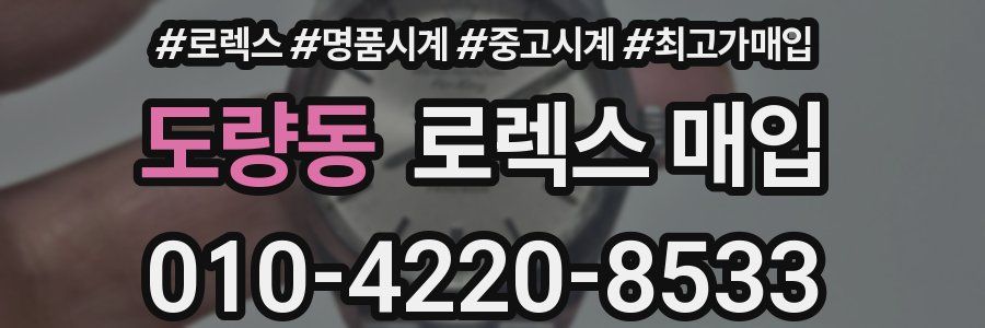 도량동 로렉스 매입