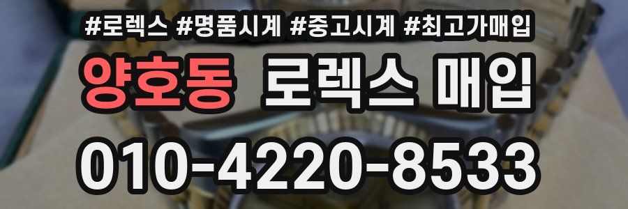 양호동 로렉스 매입