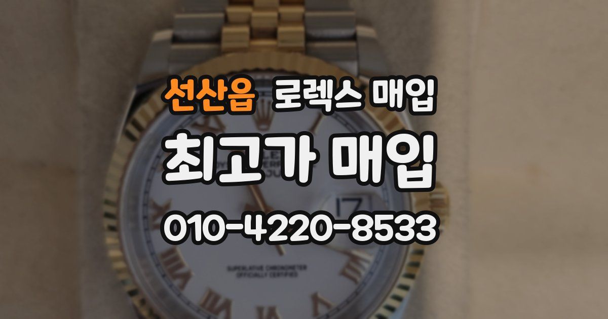 선산읍 로렉스 매입