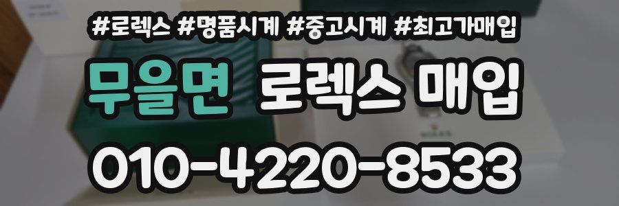 무을면 로렉스 매입