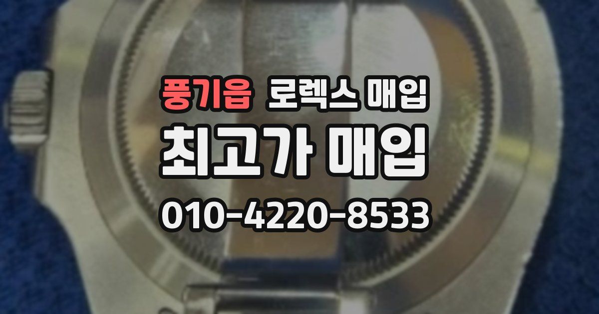 풍기읍 로렉스 매입