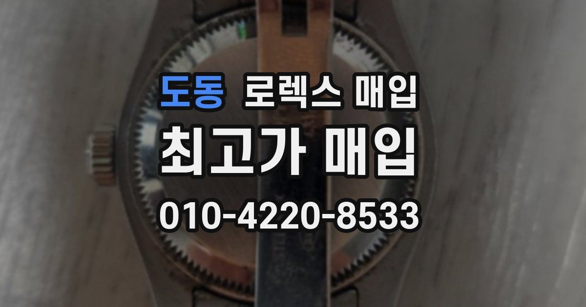 도동 로렉스 매입