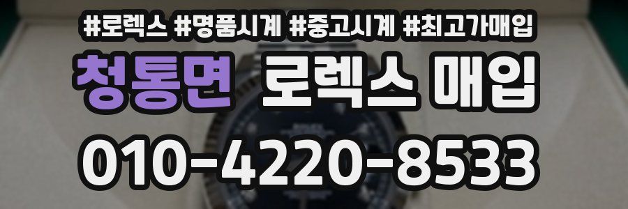 청통면 로렉스 매입